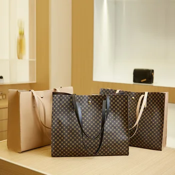 Женская Ретро сумка-Тоут, модные Ручные сумки Большой Емкости, женская мумия с крокодиловым узором, Портативные