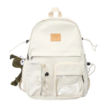 Студенческая сумка на плечо 2021, Модная Сумка для книг, Простой Рюкзак Большой Емкости, Водонепроницаемый Рюкзак