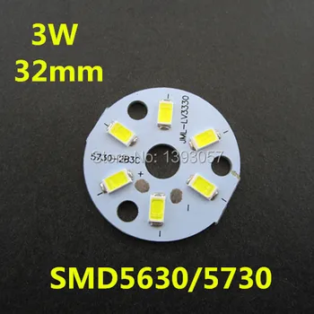 10 шт./лот, светодиодная панель SMD с яркостью 5630/5730 Вт, панель для потолочной печатной платы, предварительно припаянные светодиоды