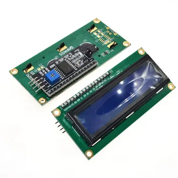1ШТ ЖК-модуль с синим экраном IIC/I2C 1602 для arduino 1602 LCD UNO r3 mega2560