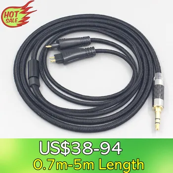 2,5 мм 4,4 мм Супер Мягкий нейлоновый кабель для наушников OFC Для FOSTEX TH900 MKII MK2 TH-909 TR-X00 TH-600 Гарнитура для наушников LN007518