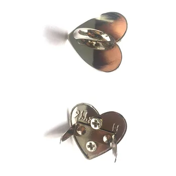 2,5 см Серебристые Кольца в форме сердца с острыми Перемычками, пряжка для ремня, пряжка для сумки, кошелек, Пряжка