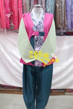 2019 Хит продаж, Платье Ханбок, Сшитое на заказ Корейским Традиционным Мужским Ханбоком, Национальная праздничная одежда для Хэллоуина, Подарки для Косплея