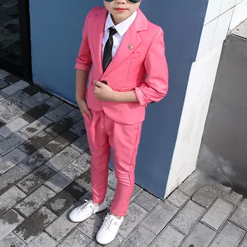 2023 г., Новый стиль, Весенние деловые костюмы для мальчиков, Элегантные Детские костюмы для официальных вечеринок с одним низом, комплект из 2 предметов (куртка + брюки), traje de novio