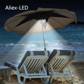 28led Внутренний зонт для зонтика, пляжный зонт, 3 режима яркости для сада, кемпинга, палаток, внутреннего наружного освещения