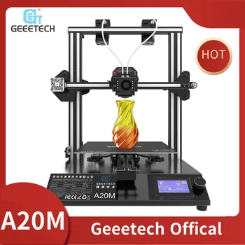 3D-принтер GEEETECH A20M со смешанной цветной печатью, интегрированным строительным основанием, двойным экструдером и детектором нити накала