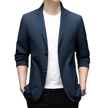5100-2023 новый маленький костюм мужской корейской версии приталенного костюма мужской молодежный пиджак