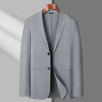 5625-2023 Мужской модный повседневный маленький костюм 114 мужская корейская версия приталенного пиджака