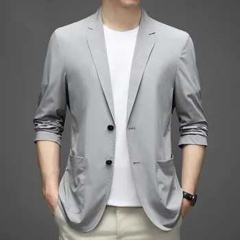 6327-Мужской осенний новый свободный маленький костюм корейской версии в британском стиле, куртка для отдыха в западном стиле