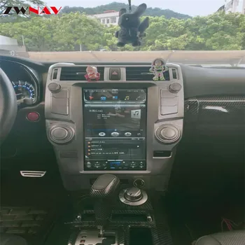 Android 10 для Toyota 4Runner 2009-2019 Вертикальный экран Tesla IPS Автомобильный мультимедийный плеер Навигация Аудио Радио Стерео головное устройство