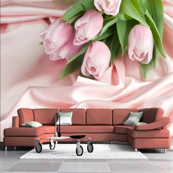 beibehang бумага Стереоскопическая Розовая роза ТВ фон цветок романтическая гостиная спальня papel de parede 3d настенные обои