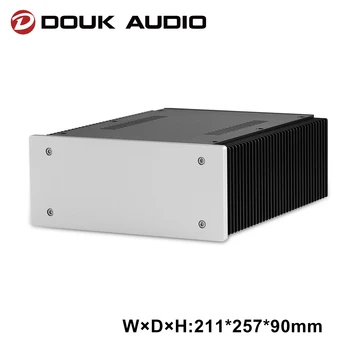 Douk Audio Алюминиевое Шасси для Усилителя мощности, Металлический корпус, Коробка предусилителя 