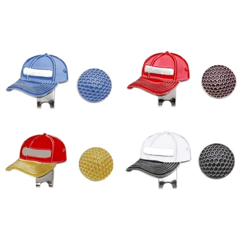 H8WC Креативные Зажимы для шляп, Сменные Мячи для гольфа, Держатель маркера, Магнитный зажим для шляпы для гольфа, перчатки для гольфа, Шляпы, сумка, козырек для шляпы, ремень