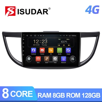 ISUDAR T72 QLED Android 10 Автомобильный Радиоприемник Для Honda/CRV/CR-V 2012-2016 GPS Навигация Автомобильный Мультимедийный 8 Ядерный RAM 6G 4G Без 2din