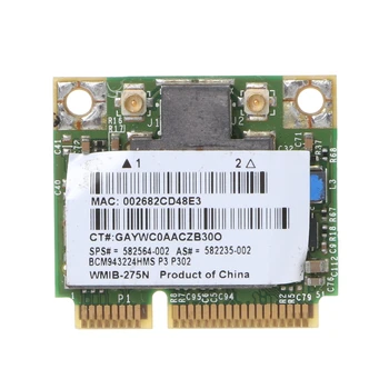 L43D BCM943224HMS Половина мини PCIe PCI-express Беспроводная WIFI Карта WLAN для HP 8440 8540 8460 8560 2560 2540
