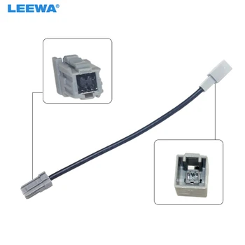 LEEWA 10X Автомобильный Аудиовход Медиа-Провод для передачи данных Оригинальный Штекер От Мужчины К Женщине USB-адаптер Для Toyota RAV4 EZ Verso Camry Кабель #CA6709