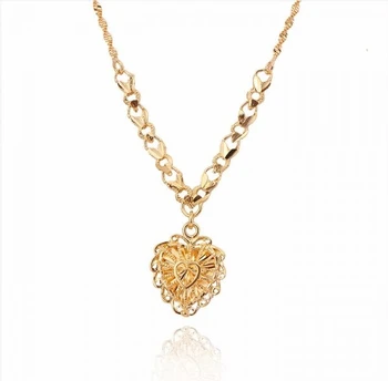 MxGxFam (470*2 мм) Модные ожерелья с сердечками из желтого золота 18 цветов для женщин бесплатная доставка. Сделано из экологически чистой меди