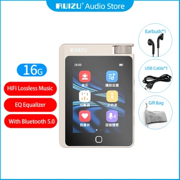 RUIZU A55 Hi-Fi Музыкальный MP3-плеер без потерь Bluetooth 5,0 Портативный Жесткий Декодирующий Плеер Поддержка электронной книги EQ Эквалайзер TF SD Карта