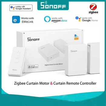 SONOFF ZigBee Занавес Zigbee Smart Curtain Motor Switch 5V/1A Простая Установка Удаленное приложение Голосовое Управление Работа С Alexa/Google Home
