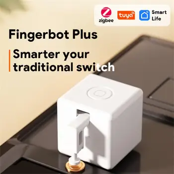 Tuya zigbee Fingerbot Switch Голосовой пульт дистанционного Управления Finger Robot Через приложение Smart Life Требуется Zigbee Hub Для работы С Alexa Google Home