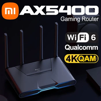 Xiaomi Redmi Игровой Wi-Fi Роутер AX5400 Mesh Wi-Fi 6 2,5 Гбит/с RGB Световые Эффекты Игровой Сетевой Порт Ускорение Игры Выделенный