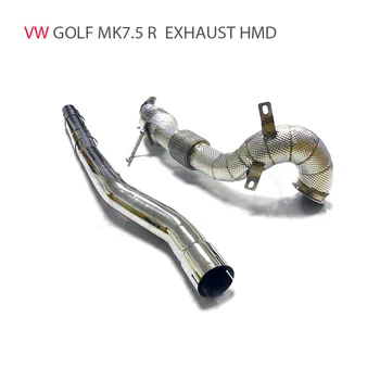 Автомобильные аксессуары HMD Выпускной Коллектор для Volkswagen VW Golf 7.5R С коллектором каталитического нейтрализатора Без трубы