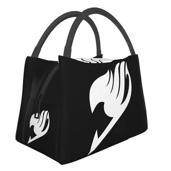 Аниме Fairy Tail, термоизолированная сумка для ланча, Женский Многоразовый контейнер для ланча, для кемпинга, для путешествий, для хранения еды, Коробка для еды