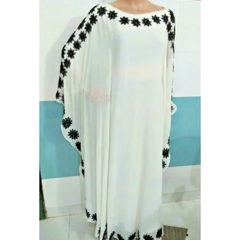 Белые кафтаны из Дубая и Марокко, платья Farasha Abaya - это очень модные длинные платья с европейскими и американскими тенденциями моды