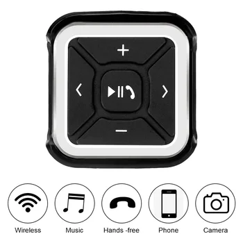 Беспроводной Bluetooth Пульт дистанционного управления рулевым колесом для Android IOS, управление смартфоном, автомобильный стайлинг, воспроизведение музыки в формате MP3