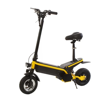 Взрослый 45 км/ч внедорожный электро складной e roller mobility e-scooter Электрический мотоцикл Scooter 500 Вт с сиденьем