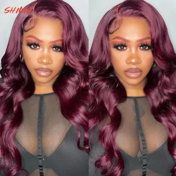 Винно-красные Синтетические парики машинного производства цвета 99J Высокого качества Для чернокожих женщин с объемной волной, ежедневные Косплей-вечеринки, накладные волосы