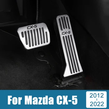 Для Mazda CX-5 CX5 CX 5 KE KF 2012-2020 2021 2022 Алюминиевый Автомобильный Акселератор Топливный Тормоз Подставка Для Ног Педальная Пластина Накладка Аксессуары