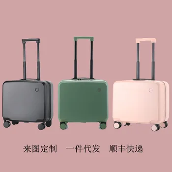 Дорожный чемодан-тележка Оптом, Багажные сумки для женщинбизнес Горизонтальная 20-дюймовая сумка-интернат класса люкс для женщин 2023