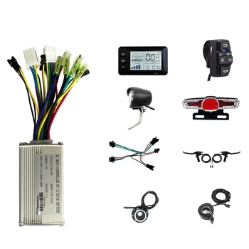 ЖК-дисплей GD01, Электрический Велосипед, Скутер, Бесщеточный контроллер, комплект 36 В‑48 В 17A, Водонепроницаемый С подсветкой для электровелосипеда
