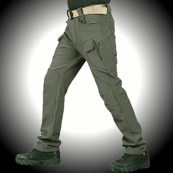 Зимние непромокаемые брюки, тактическая армейская форма, Военные охотничьи боевые брюки Softair, Тепловая военная форма для мужчин, рабочая одежда
