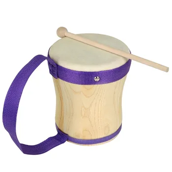 Индийский барабанный музыкальный инструмент, деревянный ручной барабан из овчины, Тамбурин, Ударный инструмент, детская музыкальная игрушка в подарок