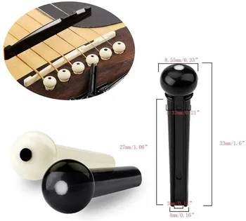 Инструмент для снятия перемычек для акустической гитары, инструмент для извлечения с гайкой для гитары и 12 штырями для гитарных перемычек