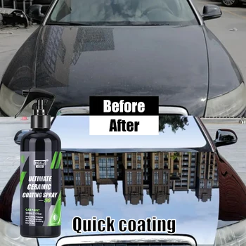 Керамическое Покрытие автомобиля S6 Быстрое Керамическое Гидрофобное Покрытие Твердостью 9H Для Деталей автомобилей Керамическое Покрытие Автомобильные Товары Автомобильные Аксессуары