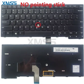 Клавиатура для ноутбука US, без указывающей ручки, новинка для Lenovo Thinkpad E470 E475 E470C