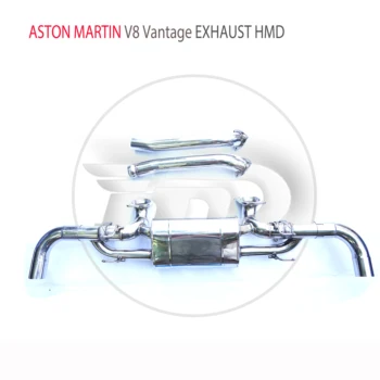 Коллектор выхлопной системы из нержавеющей стали HMD подходит для Aston Martin Vantage V8 4.0T Автомодификация Клапан глушителя для автомобиля
