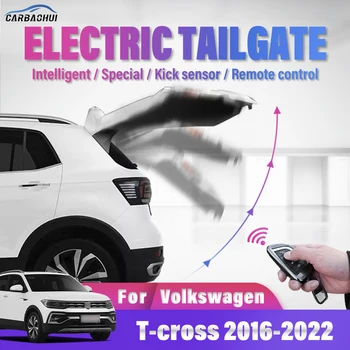 Комплект питания задней двери автомобиля с электроприводом задней двери с автоматическим управлением для Volkswagen VW T-cross 2016-2022, Электрический багажник