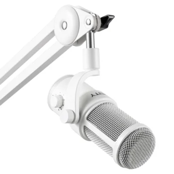 Комплект Рычагов Deity VO-7U Белый/Черный Суперкардиоидный Динамический Микрофон USB-Стример Микрофон для Стримеров с кольцом RGB