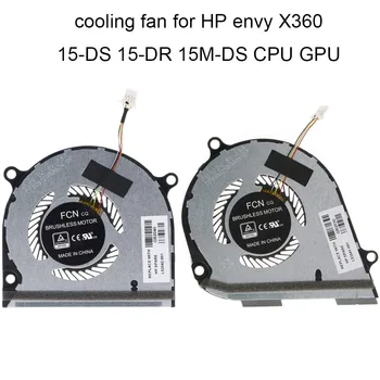 Компьютерные вентиляторы L53542 L53541-001 Для HP Envy X360 15-DS 15-DR 15M-DR DR0004 15M-DS DS0011 TPN-W142 PC GPU Кулер для графического процессора