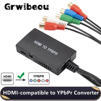 Конвертер HDMI в YPbPr Адаптер 1080P HDMI в Компонентный конвертер Масштабатор HDMI в Компонентный Конвертер HDMI в видео HDMI в 5RCA
