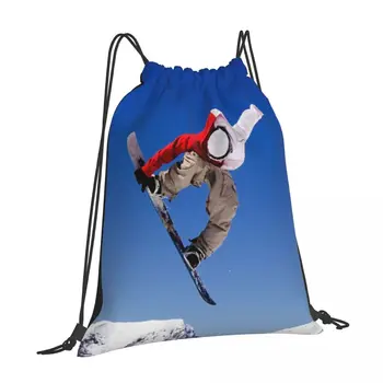 Лыжный спортивный рюкзак, модные сумки на шнурках, идеально подходящие для подростков, идеально подходящие для школы, кемпинга и активного отдыха