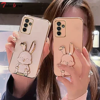 Милый кролик Телефон Кронштейн Покрытие Держатель телефона чехол для Samsung Galaxy F14 M14 M54 5G Силиконовый чехол