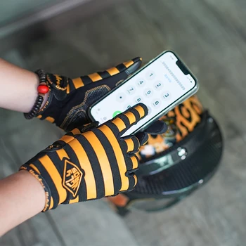 Мотоциклетные перчатки с сенсорным экраном, Летние Мужские Мото Дышащие Мотоциклетные гоночные Перчатки для езды на велосипеде, Защитные перчатки Размер: XS-2XL