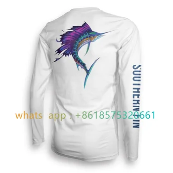 Мужская И женская рыболовная футболка Southern Fin Apparel с длинным рукавом, Спортивная одежда Upf 50 Dri-fit - Southern Fin Apparel