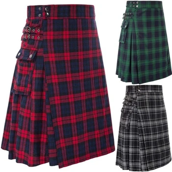 Мужская короткая юбка, традиционный шотландский практичный килт