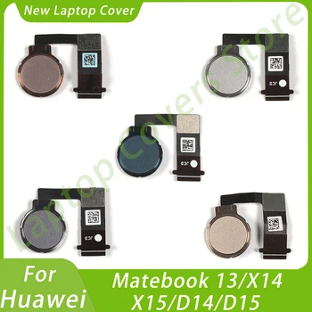 Новая кнопка Питания Для Huawei Matebook 13/X14/X15/D14/D15 Отпечаток пальца Touch ID Сенсор Гибкий Кабель Лента Запчасти для ноутбука Замена